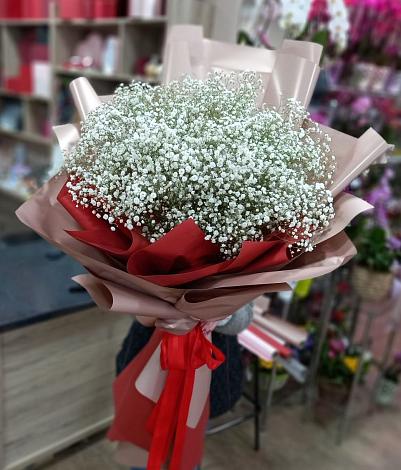 Букет цветов из: Гипсофила в Пшада